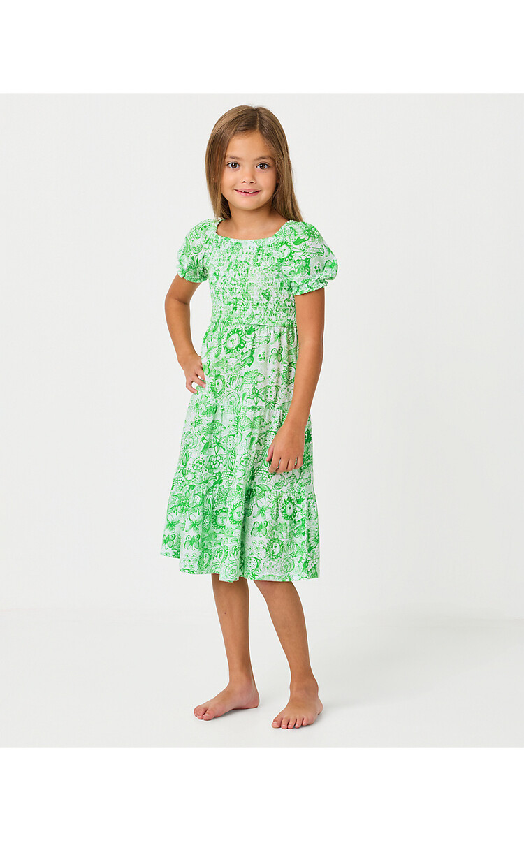 Lilly Pulitzer 014285 MINI JILLY SLEEVED MIDI DRESS