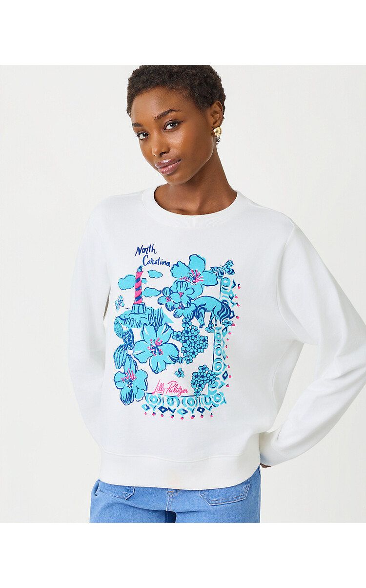 Lilly Pulitzer 014613 BALLAD LONG SLEEVE SWEATS