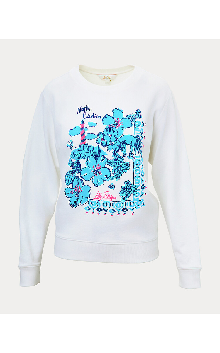 Lilly Pulitzer 014613 BALLAD LONG SLEEVE SWEATS