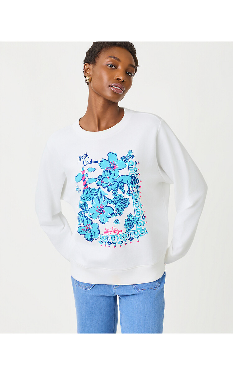 Lilly Pulitzer 014613 BALLAD LONG SLEEVE SWEATS