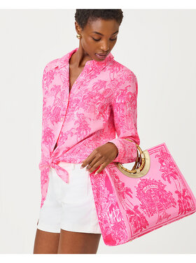 Lilly Pulitzer Oasis Canvas tote