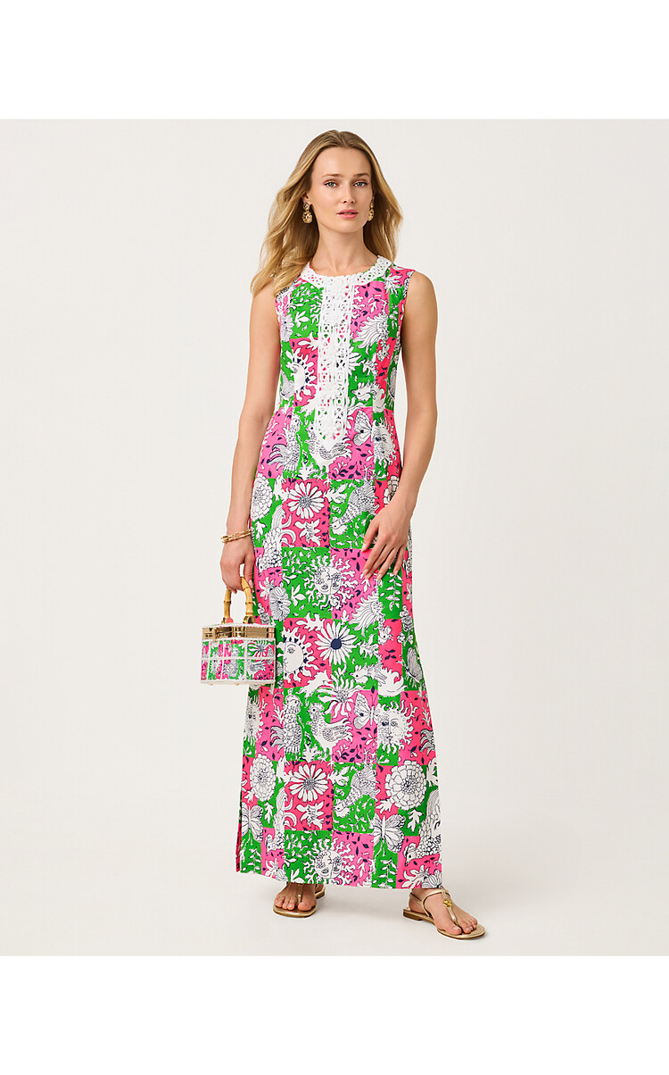 Lilly Pulitzer 021427 BARBERINE STRETCH MAXI SHIFTS
