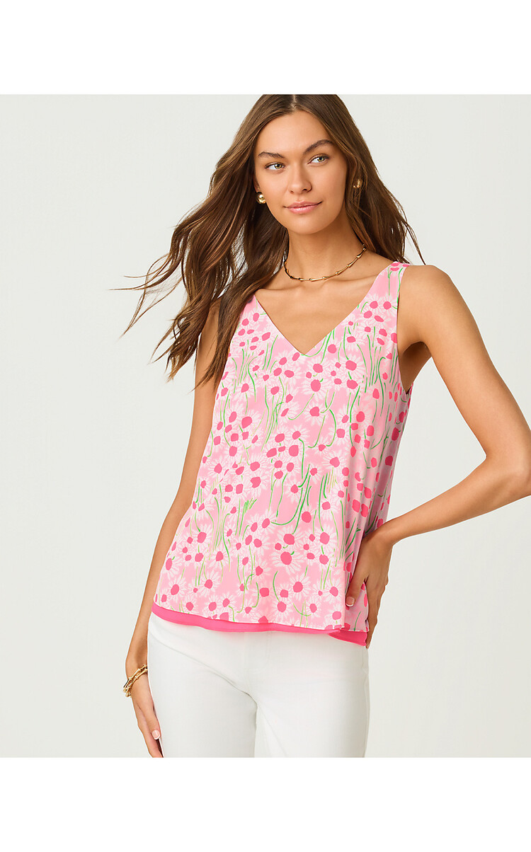 Lilly Pulitzer 012310 FLORIN STRAIGHT HEM TOP