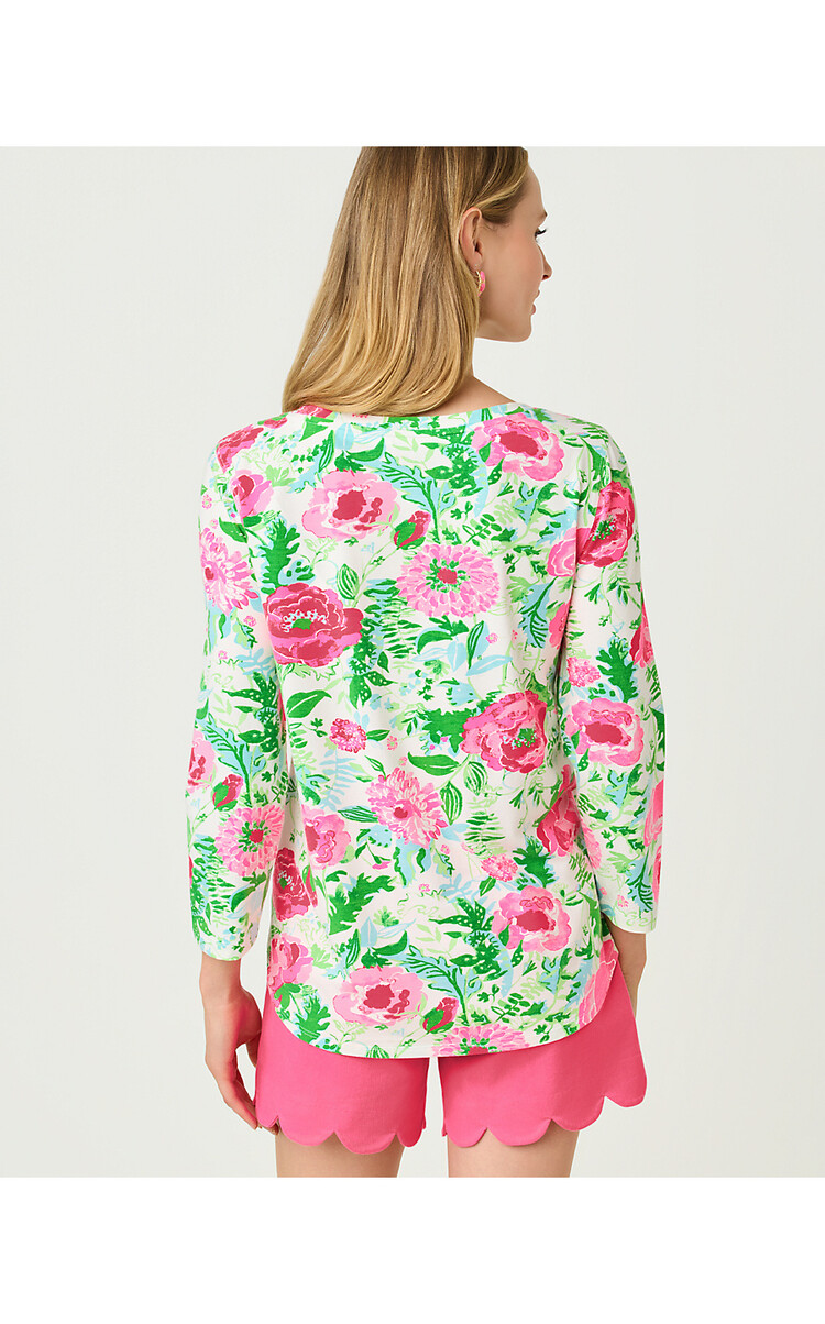 Lilly Pulitzer 021091 KEY WEST 3/4 SLEEVE TOP