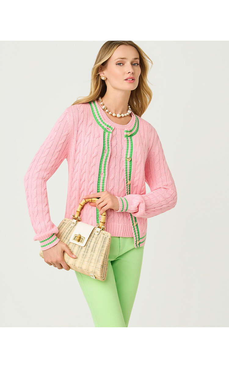 Lilly Pulitzer 020828 BROCKTON CREW NECK CARDIG
