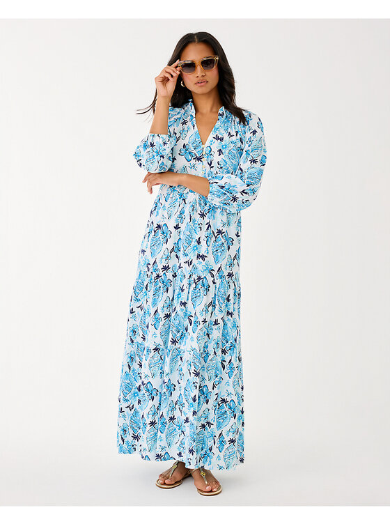 chinese dress ladies Lilly Pulitzer Keenan Maxi Dress