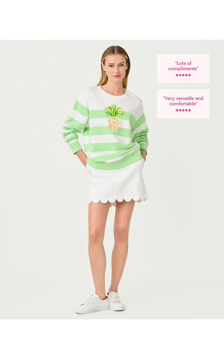 Lilly Pulitzer 014614 BALLAD LONG SLEEVE SWEATSHIRT