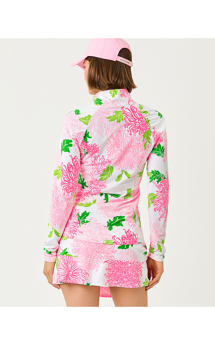 Lilly Pulitzer 019442 JUSTINE HALF ZIP UPF 50+