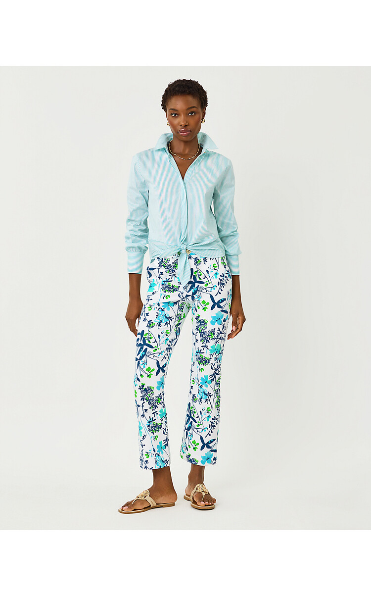 Lilly Pulitzer 021903 CARWYN CROP FLARE