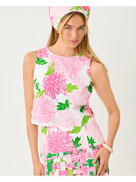 Lilly Pulitzer ANNALEESE SLEEVELESS CROP TOP