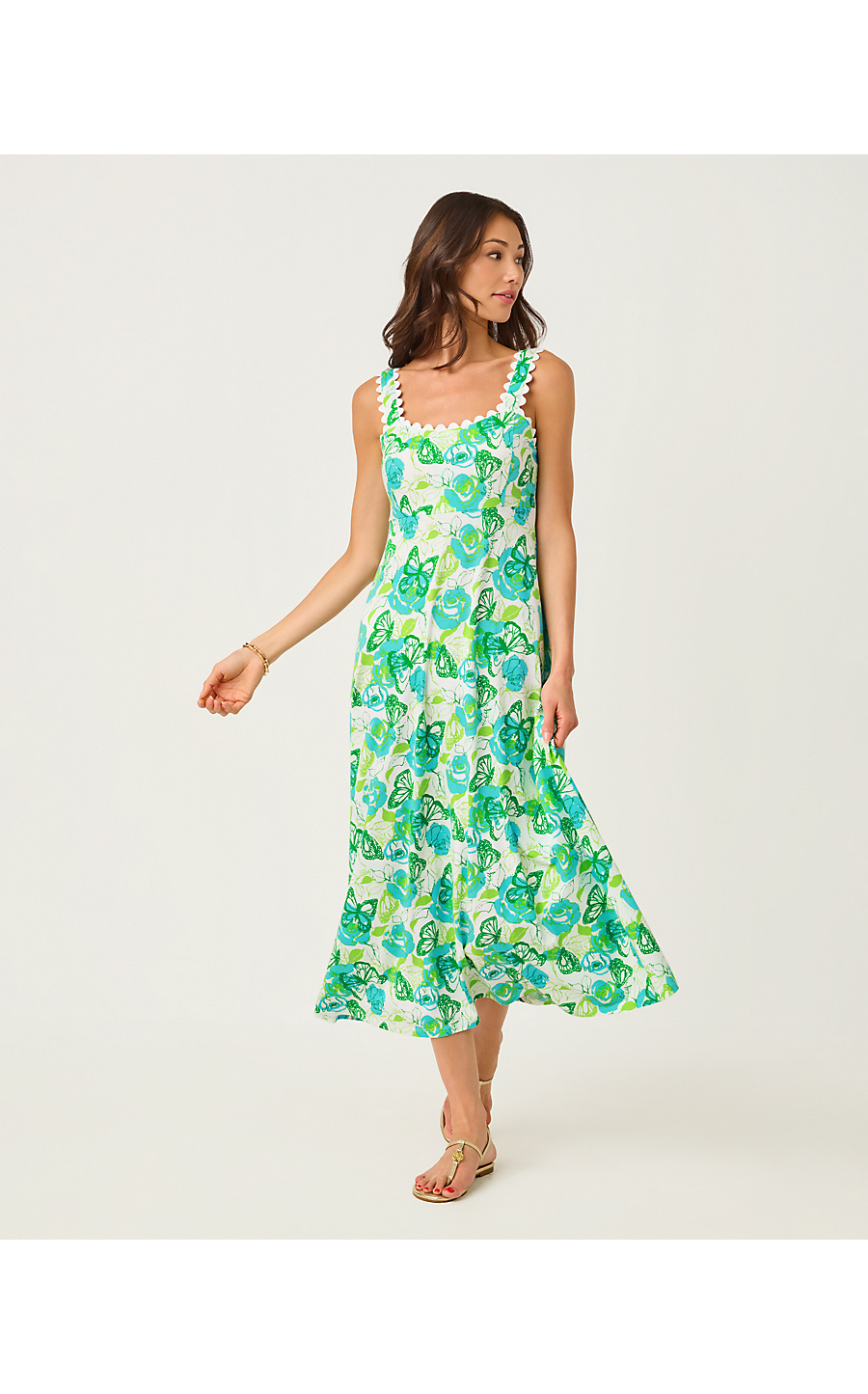 017864 DWYER MIDI DRESS - C.ORRICO