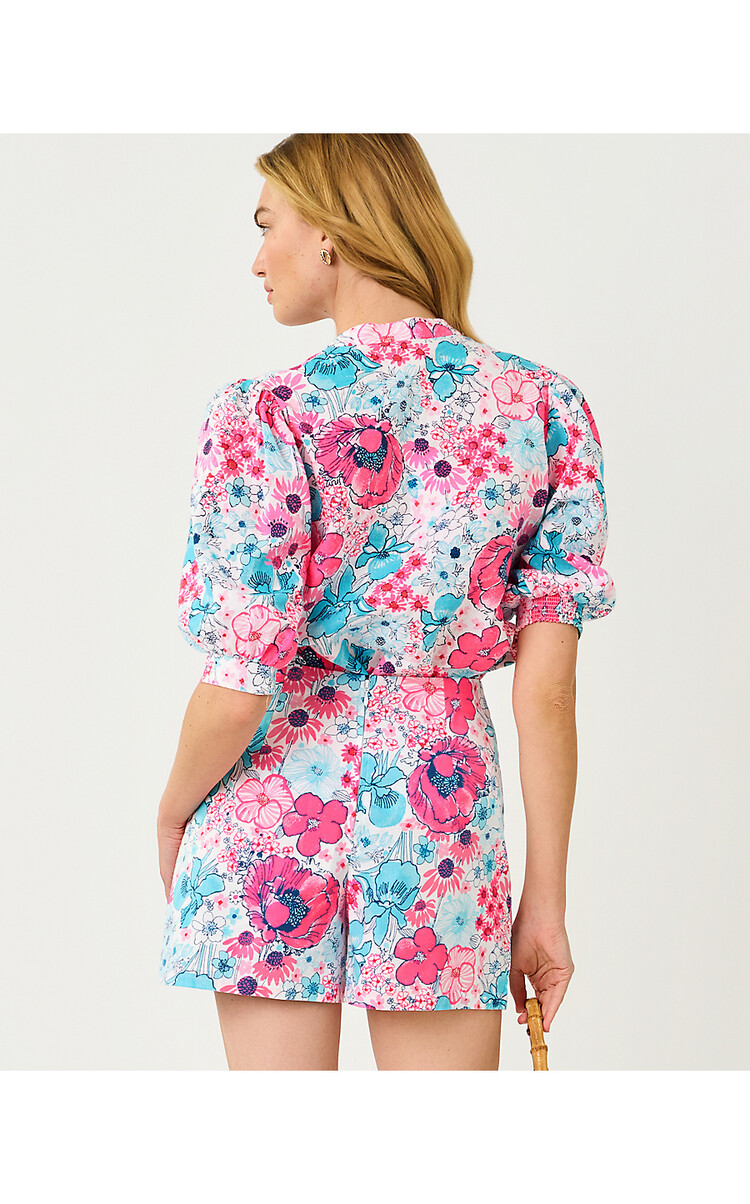 Lilly Pulitzer 013376 MIALEIGH ELBOW SLEEVE LIN