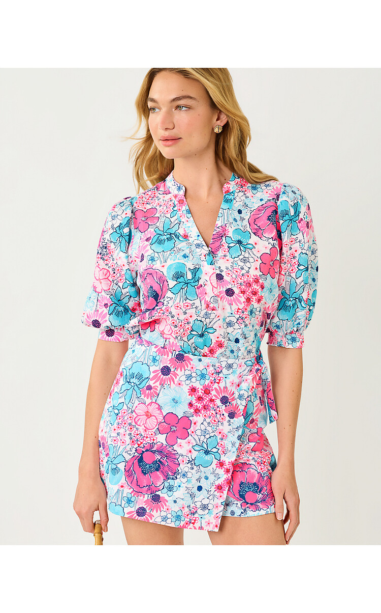 Lilly Pulitzer 013376 MIALEIGH ELBOW SLEEVE LIN
