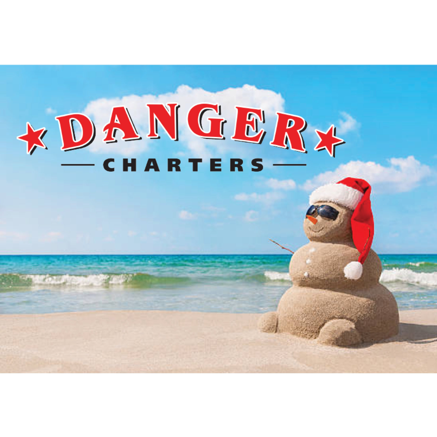 Danger Charters Gift Card- Holiday Themed