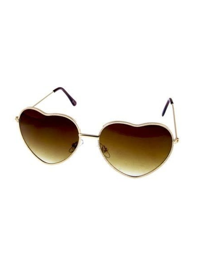 metal heart sunglasses