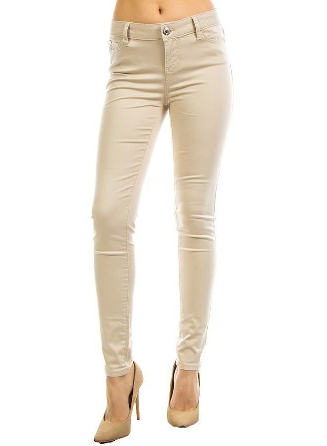 beige skinny