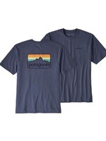 PATAGONIA Patagonia Men's Line Logo Badge Organic Cotton/Poly Responsibili-Tee®