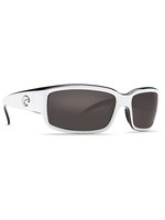 COSTA DEL MAR CABALLITO WHITE & BLACK, GREY GLASS 580G