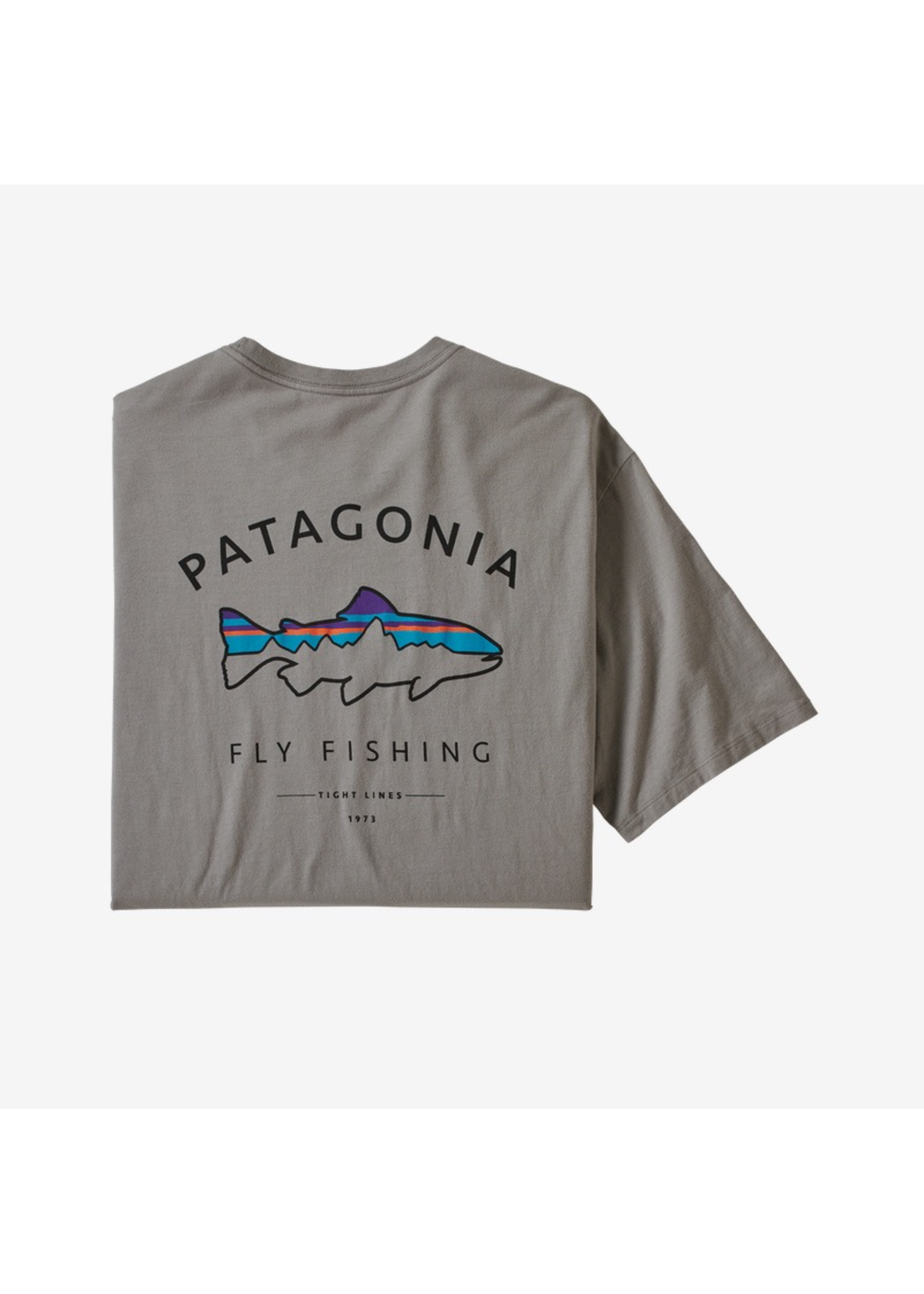 PATAGONIA Men's Framed Fitz Roy Trout Organic Cotton T-Shirt
