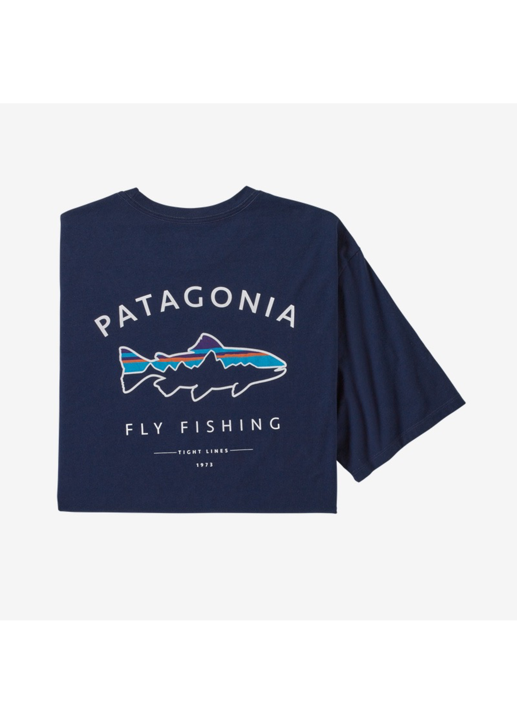 PATAGONIA Men's Framed Fitz Roy Trout Organic Cotton T-Shirt