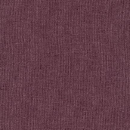 Robert Kaufman Essex Solid Plum