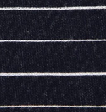Pickering International Bamboo / Organic Cotton Striped Pique Midnight Blue 9oz
