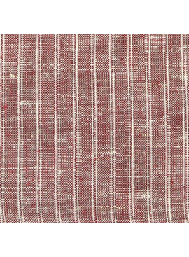 Pickering International Hemp / Organic Cotton Maroon Ticking 3.8oz—56” wide