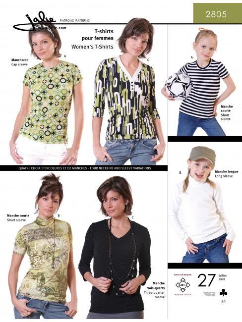 Jalie Jalie Women's T-Shirt Pattern