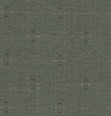 Diamond Textiles Nikko Indigo Granite Army Green Pluses