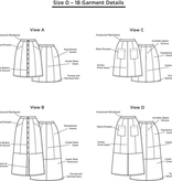 Grainline Patterns Reed Skirt Pattern by Grainline Studio