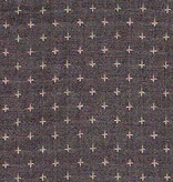 Diamond Textiles Rustic Homespun Grey Pluses