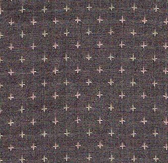 Diamond Textiles Rustic Homespun Grey Pluses