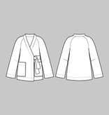 The Assembly Line Patterns Wrap Jacket pattern by The Assembly Line Patterns