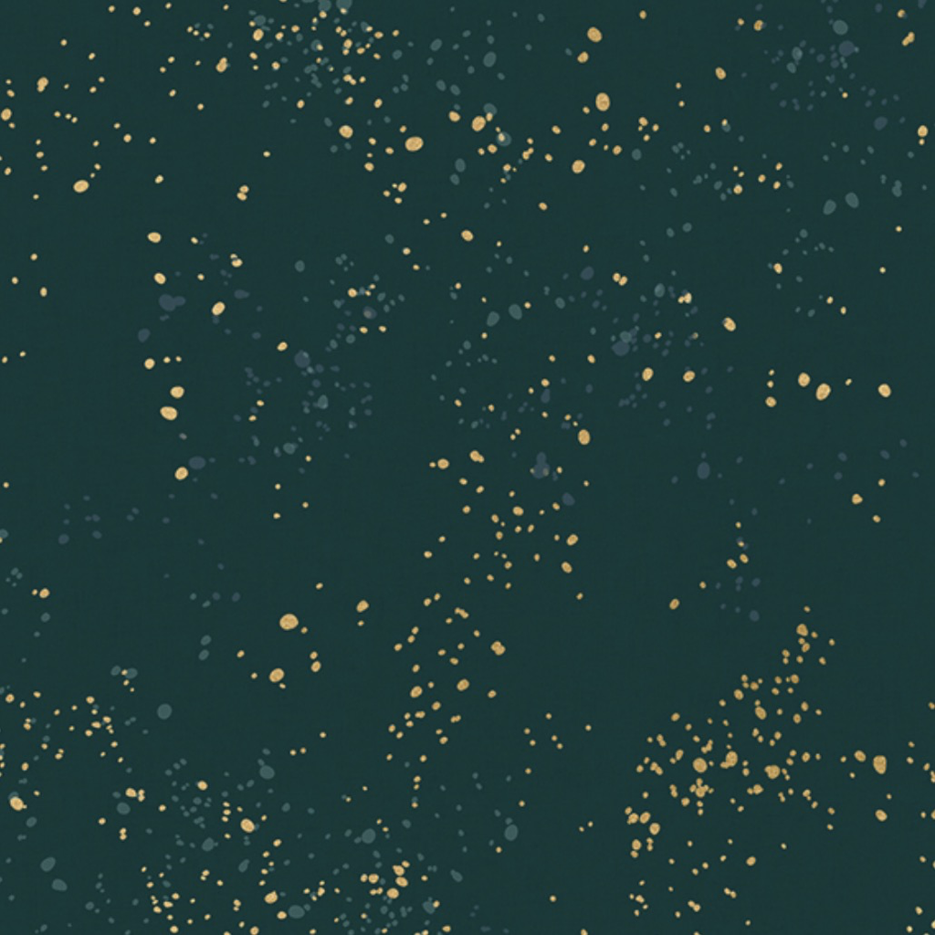 Ruby Star Society Speckled by Rashida Coleman Hale for Ruby Star Metallic Pine