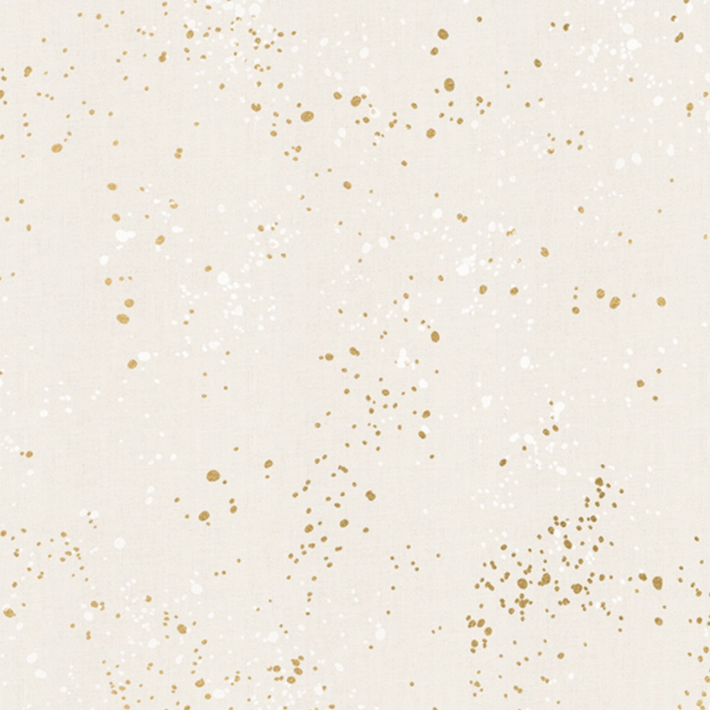 Ruby Star Society Speckled by Rashida Coleman Hale for Ruby Star Metallic White Gold