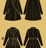 Deer and Doe Deer and Doe Opium Coat Pattern