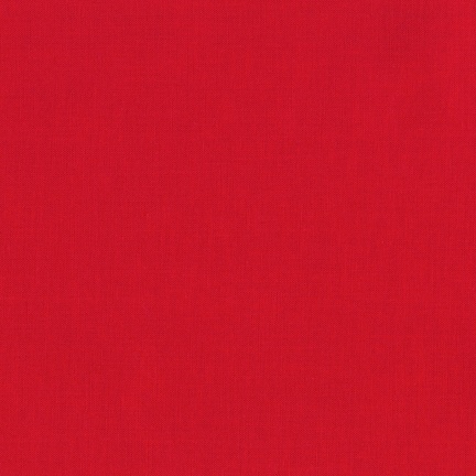 Robert Kaufman Kona Cotton Red