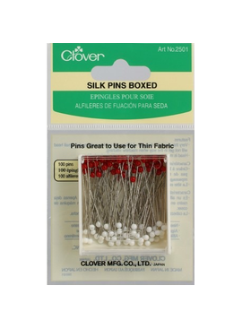 Clover Clover Glass Head Silk Pins