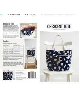 Noodlehead Crescent Tote Pattern by Noodlehead