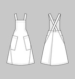 The Assembly Line Patterns Apron Dress pattern by The Assembly Line Patterns