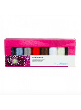 Brewer Mettler Silk-Finish Cotton Thread Set (8 spool)
