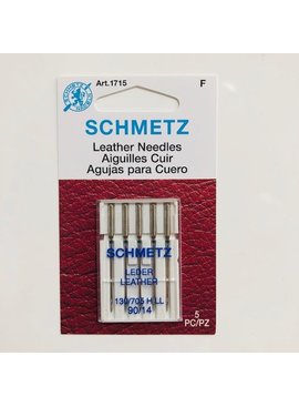 Schmetz Schmetz Leather 5-pk sz14/90