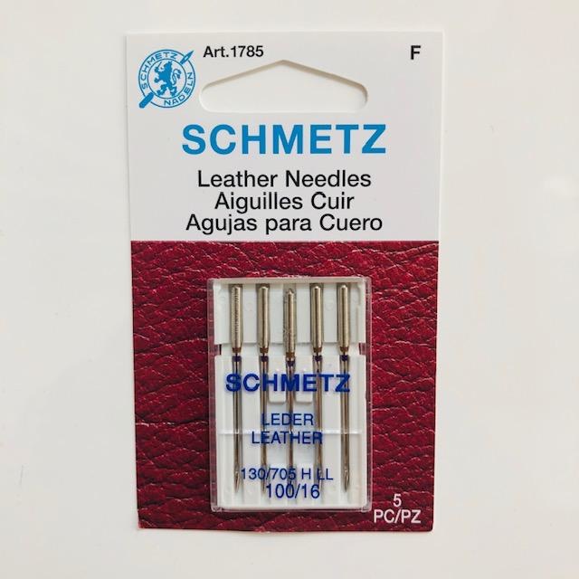 Schmetz Schmetz Leather 5-pk sz16/100
