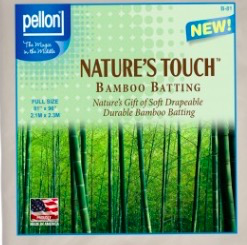 Pellon Pellon Nature’s Touch 50% Bamboo / 50% Cotton Batting Full 81" x 96"