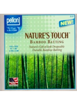 Pellon Pellon Nature’s Touch 50% Bamboo / 50% Cotton Batting Twin  81" x 96"