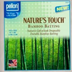 Pellon Pellon Nature’s Touch 50% Bamboo / 50% Cotton Batting Twin  81" x 96"