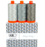 Aurifil Aurifil Color Builder Milan Grey 50wt 3pk