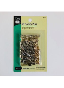 EE Schenck Dritz Safety Pins Assortment sizes 1 & 2