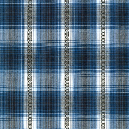 Robert Kaufman Ponderosa Plaids Blue