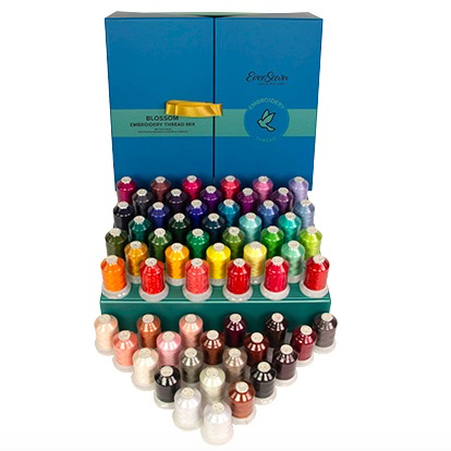 Eversewn Eversewn Embroidery Thread Box Top Color Blossom Mix 60 Spools CURBSIDE PICK-UP ONLY